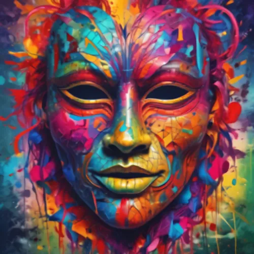 multicolor faces,neon body painting,the festival of colors,ayahuasca,pachamama,paschke,bodypainting,colorful foil background,bohemian art,seni,kayapo,varekai,shamanic,divinorum,psytrance,entheogens,woman's face,masquerade,colorful background,coloristic