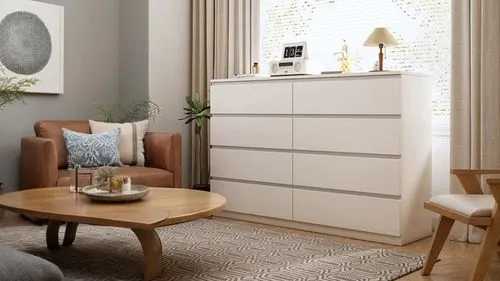 living room furniture with modern furniture and a wood floor,danish furniture,danish room,hemnes,scandinavian style,credenza,sideboard