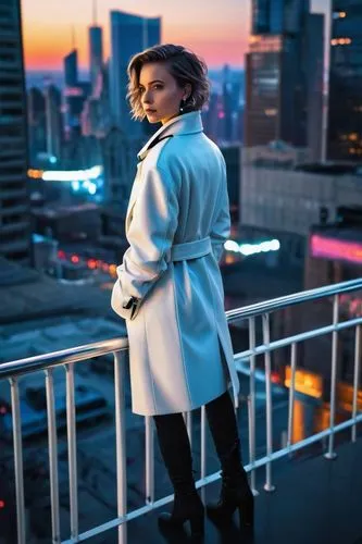 sobchak,above the city,atop,city ​​portrait,vasilescu,rooftop,top of the rock,skydeck,on the roof,long coat,fraulein,photo session at night,coat,zakharov,spiridonova,overlooking,jurikova,city view,kutuzova,berlinsky,Illustration,Realistic Fantasy,Realistic Fantasy 25