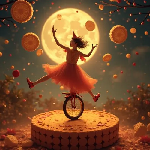 woman bicycle,unicycles,balance bicycle,poornima,navaratri,girl with a wheel