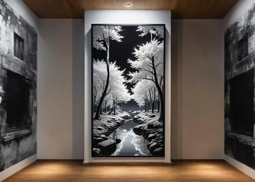 glass painting,marble painting,wall decoration,hallway,wood art,wall decor,wall art,wooden door,entryway,wall painting,wallcoverings,hallway space,3d art,slide canvas,art painting,room door,wood mirror,interior decor,modern decor,wooden mockup