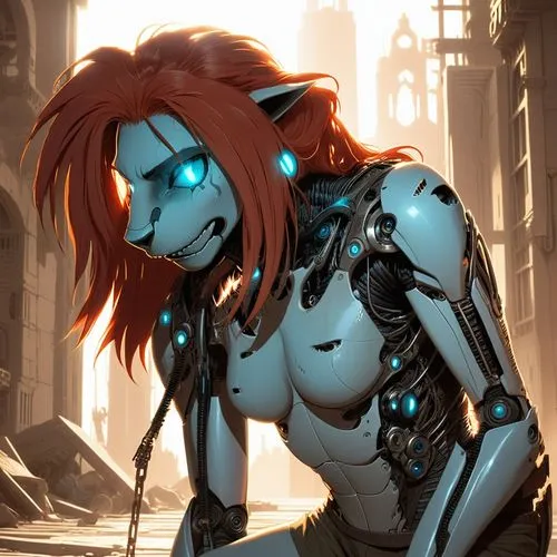 cortana,cyberdog,cyborg,asuka langley soryu,automatica,kallen,Conceptual Art,Sci-Fi,Sci-Fi 17