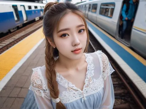 korea subway,south korea subway,the girl at the station,yujia,ellin,yurika,Photography,General,Natural