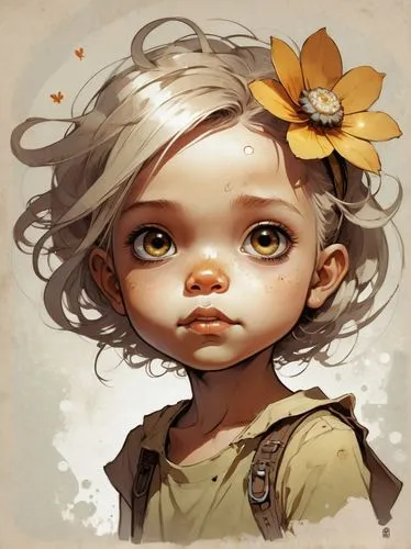 clementine,krita,flower girl,anemone hupehensis september charm,autumn anemone,kids illustration,liesel,girl in flowers,marigold,little girl,eloise,girl portrait,little flower,autumn daisy,fall anemone,the little girl,dandelion,maiden anemone,eglantine,faun,Illustration,Children,Children 04