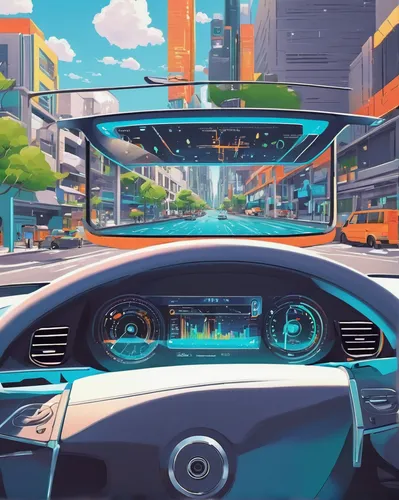 automotive navigation system,autonomous driving,futuristic landscape,futuristic car,smart city,car dashboard,gps navigation device,electric driving,3d car wallpaper,technology in car,dashboard,control car,virtual landscape,futuristic,electric mobility,ufo interior,automotive decor,automotive mirror,car drawing,electrical car,Illustration,Japanese style,Japanese Style 13