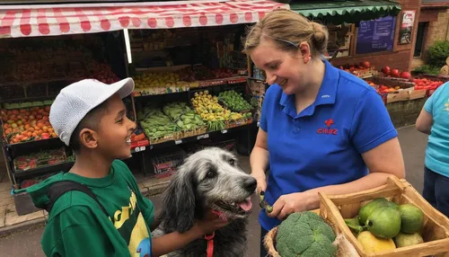 Create a heartwarming story about Cruz Mart￭nez helping a stranger in need.,giant rhubarb,farmer's market,farmers local market,farmers market,greengrocer,market vegetables,indian spitz,market fresh ve