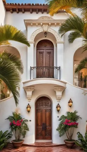 palmilla,entryways,florida home,entryway,palmbeach,doorways,plantation shutters,mizner,hacienda,breezeway,archways,casa,front door,alcove,house entrance,beautiful home,luxury home interior,tropical house,luxury home,the threshold of the house,Art,Classical Oil Painting,Classical Oil Painting 01