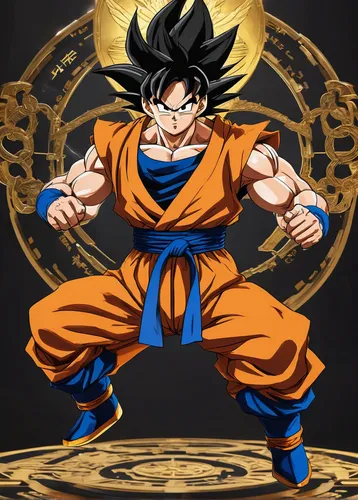 goku,son goku,takikomi gohan,vegeta,dragon ball,dragonball,toori,kame sennin,cleanup,dragon ball z,stone background,fighting stance,super cell,trunks,bazaruto,defense,orange,nikuman,shallot,power icon,Illustration,Realistic Fantasy,Realistic Fantasy 43