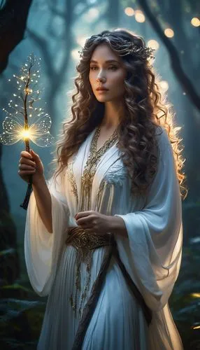 imbolc,mystical portrait of a girl,magick,fantasy picture,sorceress,spellcasting,druidry,fantasy portrait,faerie,magickal,galadriel,magicienne,candlemaker,enchantment,faery,mabon,the enchantress,fantasy art,light bearer,sorceresses,Conceptual Art,Graffiti Art,Graffiti Art 05