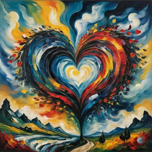 colorful heart,painted hearts,heart flourish,heart swirls,heartstream,fire heart,heart chakra,heart and flourishes,heart background,the heart of,two hearts,flying heart,handing love,heart with hearts,heart,heart energy,winged heart,valentierra,traffic light with heart,art painting,Art,Artistic Painting,Artistic Painting 37