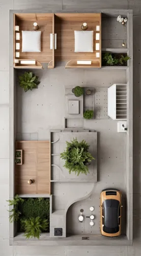 shared apartment,floorplan home,smart home,smart house,an apartment,folding roof,flat roof,open-plan car,multi storey car park,apartment,residential,house floorplan,apartments,archidaily,apartment house,mobile home,parking system,sky apartment,exposed concrete,modern office