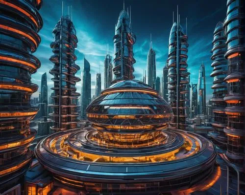 futuristic landscape,futuristic architecture,arcology,cybertown,cybercity,coruscant,megacorporations,cyberport,technosphere,areopolis,metropolis,cyberia,cardassia,megacorporation,citadels,sci fiction illustration,megastructures,futuristic,ordos,ringworld,Art,Classical Oil Painting,Classical Oil Painting 43