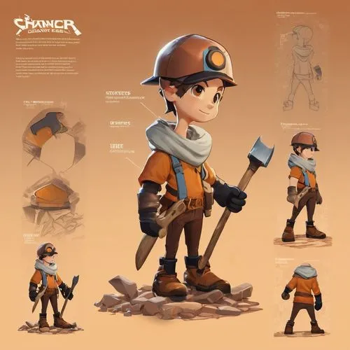 seamico,spelunker,miner,surveyor,steelworker,stryker,strider,stryder,spelunkers,stonecutter,steel helmet,engineer,hamaker,geomancer,sheepherder,underminer,shanderman,skotnikov,smelters,sherrer,Unique,Design,Character Design