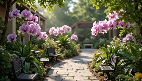 pathway,walkway,tulips,monastery garden,floral border,english garden,nature garden,beautiful garden flowers,pink tulips,keukenhof,gardens,patio,flower border,tulip festival,flower garden,garden,garten,floral corner,tulip flowers,cottage garden