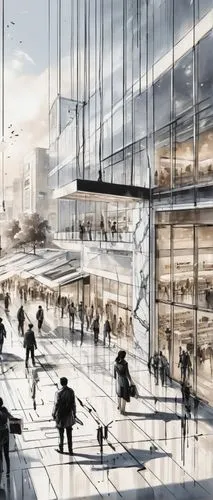 renderings,snohetta,bjarke,artium,unbuilt,hudson yards,arcology,arkitekter,transbay,mvrdv,glass facade,megaproject,safdie,gronkjaer,megaprojects,mipim,skyways,firstcity,slussen,citycenter,Illustration,Black and White,Black and White 34