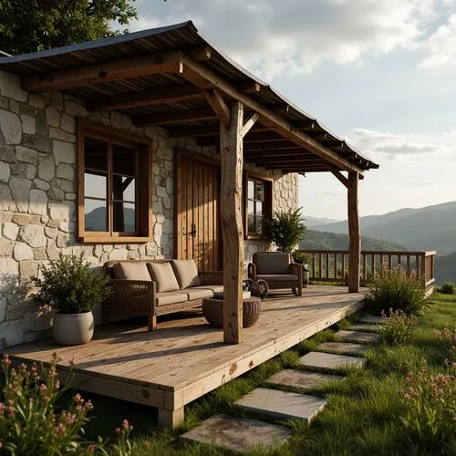 summer cottage,the cabin in the mountains,chalet,small cabin,rustic,render,3d rendering,summer house,cabins,cottage,holiday home,wooden house,home landscape,wooden decking,house in the mountains,country cottage,3d render,summerhouse,log cabin,front porch