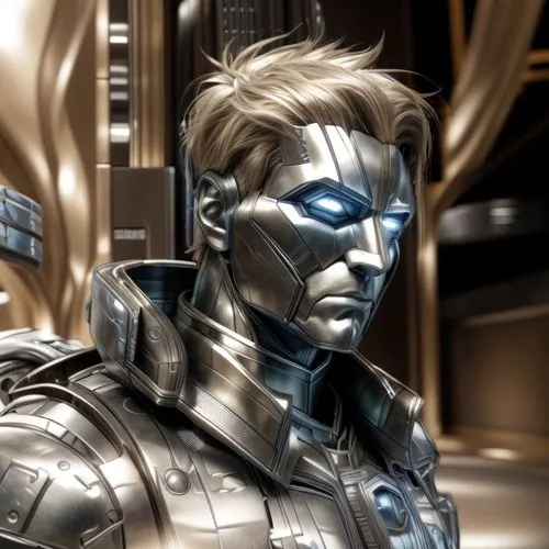 silver surfer,cyborg,biomechanical,tony stark,cyclops,chrome steel,iceman,steel man,3d man,cybernetics,silver arrow,steve rogers,nite owl,chrome,grey fox,war machine,sci fiction illustration,silver,cg artwork,silvery blue