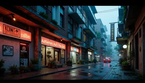 sidestreet,alley,alleyway,hanoi,ektachrome,narrow street,yangling,kowloon city,alleyways,macau,hutong,macao,rainy,binondo,render,sidestreets,3d render,kowloon,carriedo,cubao