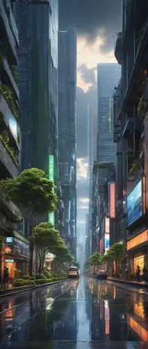 cybercity,futuristic landscape,cybertown,shinjuku,arcology,microdistrict,tokyo city,akihabara,urbanworld,cyberport,kowloon,jablonsky,city scape,shimbashi,futurist,cityzen,akiba,cyberworld,metropolis,coruscant,Illustration,Japanese style,Japanese Style 10