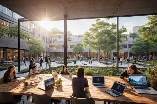 technion,modern office,bureaux,arkitekter,hogeschool,esade,working space,mvrdv,daylighting,universitet,epfl,workspaces,school design,ucsd,essec,oticon,gensler,coworking,renderings,transbay,Illustration,Realistic Fantasy,Realistic Fantasy 44