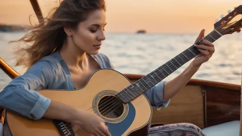 guitar,acoustic guitar,playing the guitar,guitarra,strumming,classical guitar,woman playing,girl on the boat,concert guitar,serenading,fingerpicking,ukulele,chansonnier,musica,music,guitare,ukuleles,serenade,acoustic,takamine,Photography,General,Natural