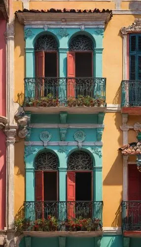 colorful facade,burano,sicily window,palermo,positano,burano island,portofino,guanajuato,balconies,liguria,havana,balcones,malaga,colorful city,ventanas,colori,salerno,ligurian,venezia,row of windows,Illustration,Realistic Fantasy,Realistic Fantasy 18