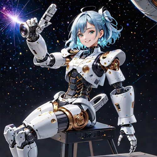 robot in space,constellation centaur,eris,rei ayanami,eve,nova,sidonia,robotics,astropeiler,space-suit,astronomer,spacesuit,kotobukiya,io,myosotis,ixia,bolt-004,android,magna,galaxi,Anime,Anime,General