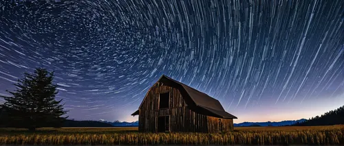 The Barn with Startrail – Oregon,star trail,star trails,perseids,meteor shower,starry sky,starry night,perseid,astronomy,the night sky,astrophotography,shooting stars,falling stars,star sky,starfield,