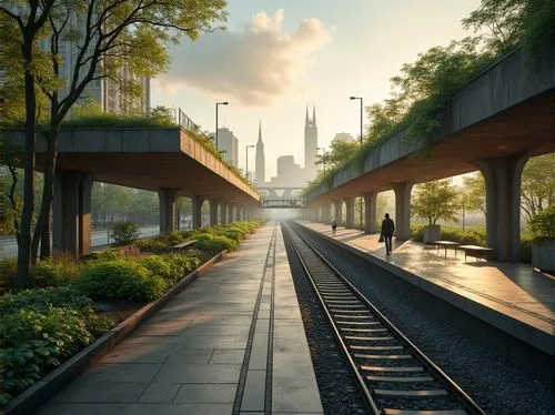 tram road,hafencity,citiseconline,tramways,elevated railway,railtrack,rotterdamsche,urban landscape,transitway,rail way,skytrain,sloterdijk,metrowerks,overpass,latchmere,rail track,rail road,ringbahn,randstadrail,hakeim,Photography,General,Realistic