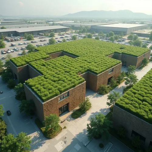 ecovillages,greentech,epfl,bjarke,bicocca,europan,fondazione,solar cell base,3d rendering,grass roof,zhoushan,wine-growing area,urban design,ecovillage,shenzhen vocational college,changyu,school design,cube stilt houses,dormitories,biotechnology research institute,Photography,General,Realistic