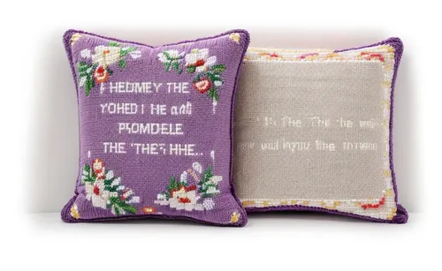 throw pillow,vintage lavender background,cross-stitch,graph hyacinth,wedding ring cushion,anemone purple floral,stitch border,fabric and stitch,sew on and sew forth,needlework,home accessories,floral silhouette border,passion flower family,handkerchief,floral border paper,slipcover,honey bee home,pillows,nursery decoration,sofa cushions