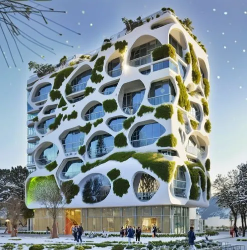 cubic house,snowhotel,cube house,bjarke,cube stilt houses,mvrdv,Photography,Artistic Photography,Artistic Photography 09