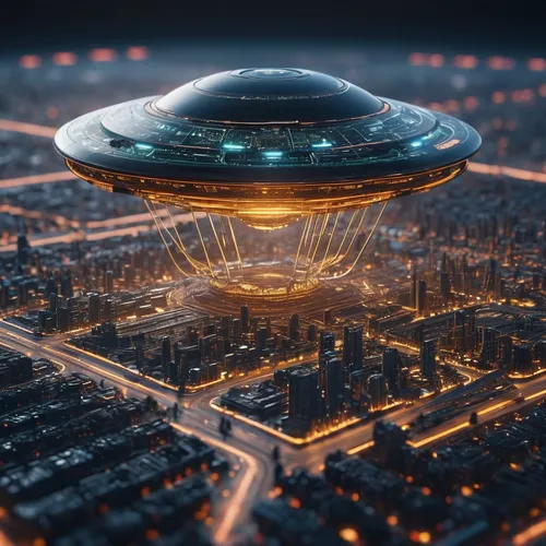 ufo,ufo intercept,futuristic architecture,unidentified flying object,ufo interior,flying saucer,area 51,alien ship,ufos,futuristic landscape,saucer,musical dome,scifi,cinema 4d,sci-fi,sci - fi,extraterrestrial life,metropolis,district 9,futuristic,Photography,General,Sci-Fi