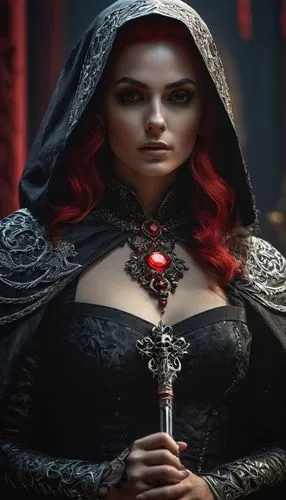 melisandre,triss,sorceresses,demelza,irisa,queen of hearts,sorceress,abaddon,gothic woman,dhampir,morwen,auditore,gothic portrait,volturi,vampire woman,romanoff,red riding hood,helsing,countess,sirenia,Photography,General,Fantasy