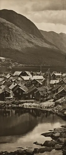 View this piece of fine art photography titled Norway by UU,seyðisfjörður,nuuk,kirkenes,yukon river,puerto natales,husavik,ushuaia,carcross,baffin island,nunatak,human settlement,19th century,july 188