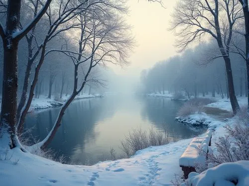 winter landscape,snowy landscape,winter dream,winter forest,winter morning,winter lake,snow landscape,winter magic,winterland,winter background,wintry,winters,vinter,winter wonderland,foggy landscape,hoarfrost,winter light,fragrant snow sea,in the winter,winter,Photography,General,Realistic