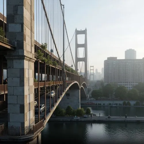 skybridge,spit bridge,scenic bridge,cryengine,render,midan,bridgepoint,bridged,golden bridge,suspension bridge,bridgeview,sansar,hanging bridge,centerbridge,3d rendering,minatomirai,elphi,eastbridge,softimage,bridges