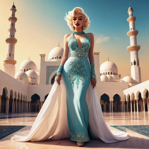 elsa,arabian,hijaber,agrabah,arabiyah,islamic girl,Conceptual Art,Fantasy,Fantasy 21