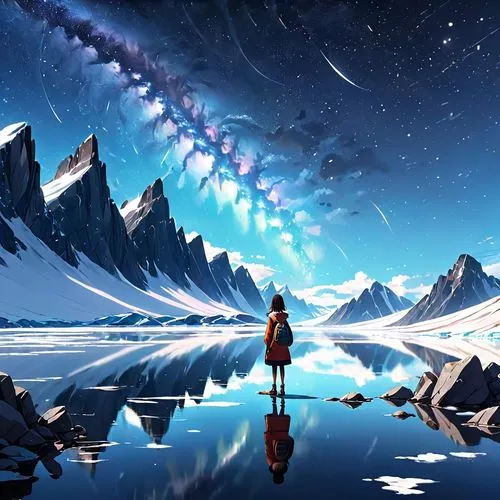 ice planet,space art,futuristic landscape,fantasy picture,fantasy landscape,world digital painting,vast,earth rise,astral traveler,horizon,fractal environment,alien world,sci fiction illustration,crystalline,blue planet,expanse,alien planet,panoramical,parallel worlds,fantasy art,Anime,Anime,Realistic