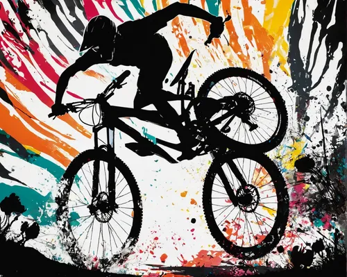 artistic cycling,bike pop art,bicycle racing,cyclo-cross bicycle,racing bicycle,road bicycle racing,bike colors,cyclo-cross,mountain bike racing,cyclist,bicycle clothing,cycle sport,bicycle motocross,bicycle,bicycles,cross country cycling,cycling,cross-country cycling,bicycling,road cycling,Art,Artistic Painting,Artistic Painting 42