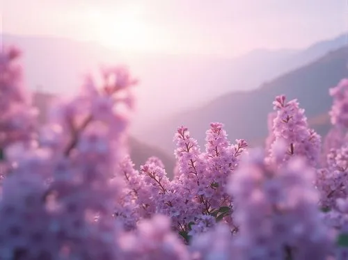 japanese sakura background,spring background,lilac tree,lilac blossom,lilacs,sakura background,sakura trees,springtime background,japanese floral background,sakura tree,flower background,lilac flowers,mountain flowers,lavender flowers,sakura blossoms,hanami,common lilac,pastel wallpaper,mountain flower,blooming field,Photography,General,Realistic