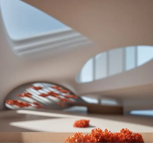 ufo interior,ceiling construction,3d rendering,sun-dried tomato,modern kitchen interior,ceiling ventilation,render,hall roof,futuristic art museum,roof structures,lava balls,sky space concept,kitchen 