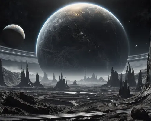 alien planet,alien world,futuristic landscape,exoplanet,lunar landscape,dark world,terraforming,ice planet,old earth,planets,planet,barren,planet eart,federation,planetary system,space art,iapetus,fantasy landscape,exo-earth,sci fi,Conceptual Art,Fantasy,Fantasy 33