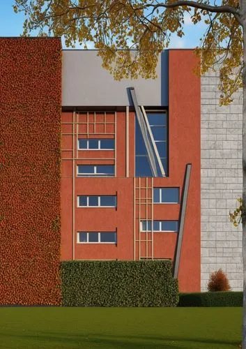 3d rendering,render,facade panels,corten steel,appartment building,facade painting,school design,modern building,new building,apartment block,3d rendered,brickwork,exterior decoration,garden elevation,apartment building,stucco wall,office block,new housing development,block of flats,3d render,Photography,General,Realistic