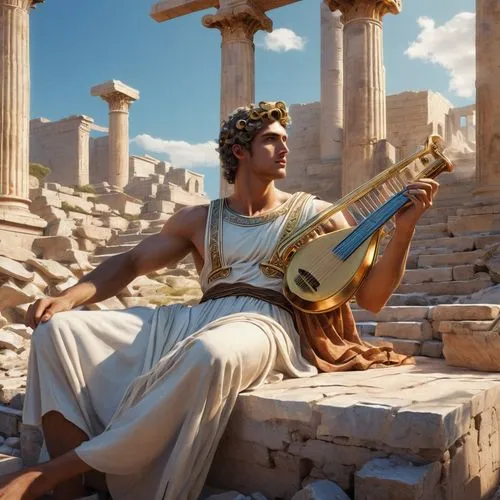 classical antiquity,virtuoso,caesonia,greek god,zenobia,philotheos,Conceptual Art,Fantasy,Fantasy 04