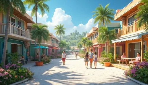 seaside resort,abacos,waikiki,resort,paradis,honolulu,bahama,coconut grove,seaside country,beach resort,bogart village,resorts,bahamonde,windward,holiday complex,tahiti,tropical beach,islamorada,coconut trees,samui,Photography,General,Realistic