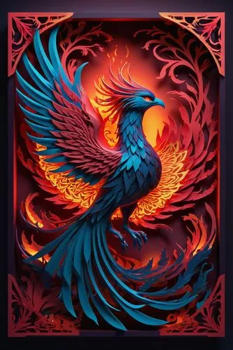 phoenixes,uniphoenix,phoenix rooster,fenix,phoenix,pheonix,ayat,garuda,samael,phenix,simurgh,angelfire,firebird,fire birds,flame spirit,garrison,qidra,pralaya,seraphim,fire angel,Unique,Paper Cuts,Paper Cuts 10