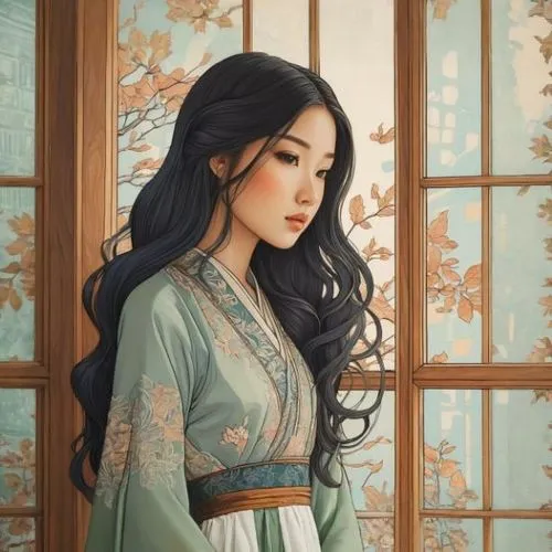 hanfu,jasmine blossom,mulan,oriental princess,jiaying,hanbok,jasmine,jinling,yiwen,oriental girl,yunwen,jasmine flower,rongfeng,zhiwen,yangmei,ao dai,jianying,qianwen,asian woman,xueying