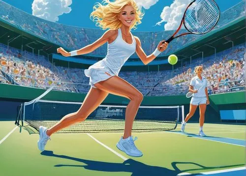 woman playing tennis,tennis,tennis player,frontenis,tennis lesson,tennis court,tennis equipment,racquet sport,soft tennis,tennis skirt,sports girl,game illustration,tennis racket,racquet,racket,tennis coach,playing sports,indoor games and sports,net sports,traditional sport,Conceptual Art,Daily,Daily 24