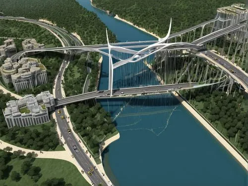 cable-stayed bridge,skylon,bridge - building structure,puente,flyover,adventure bridge,hohenzollern bridge,hochtief,centerbridge,megaproject,megaprojects,ponte,bridges,dragon bridge,saarbrucken,pattullo,danube bridge,lapuente,megastructures,bridge new europe,Conceptual Art,Daily,Daily 13